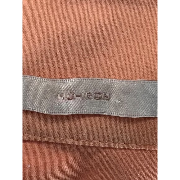 Chicos, orange button front blouse size 0/US4XS  no iron long sleeve - Picture 12 of 14